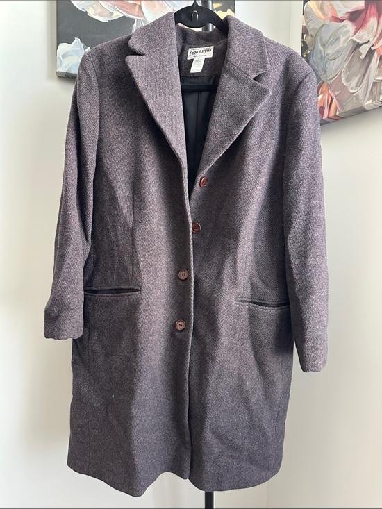 Pendleton Jackets & Blazers - Pendleton Plum Heather Wool Coat